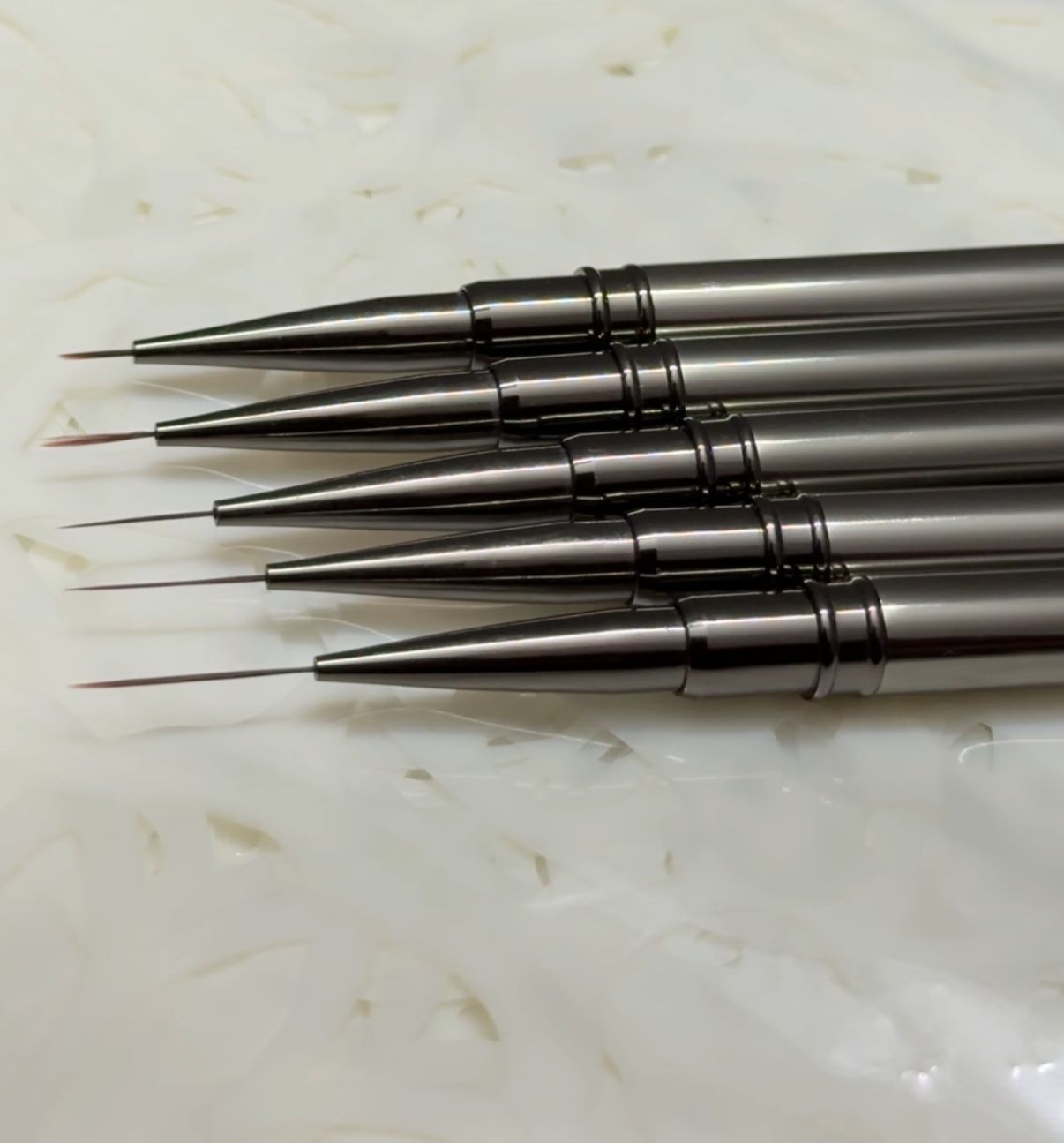 5 pcs black liner brushes