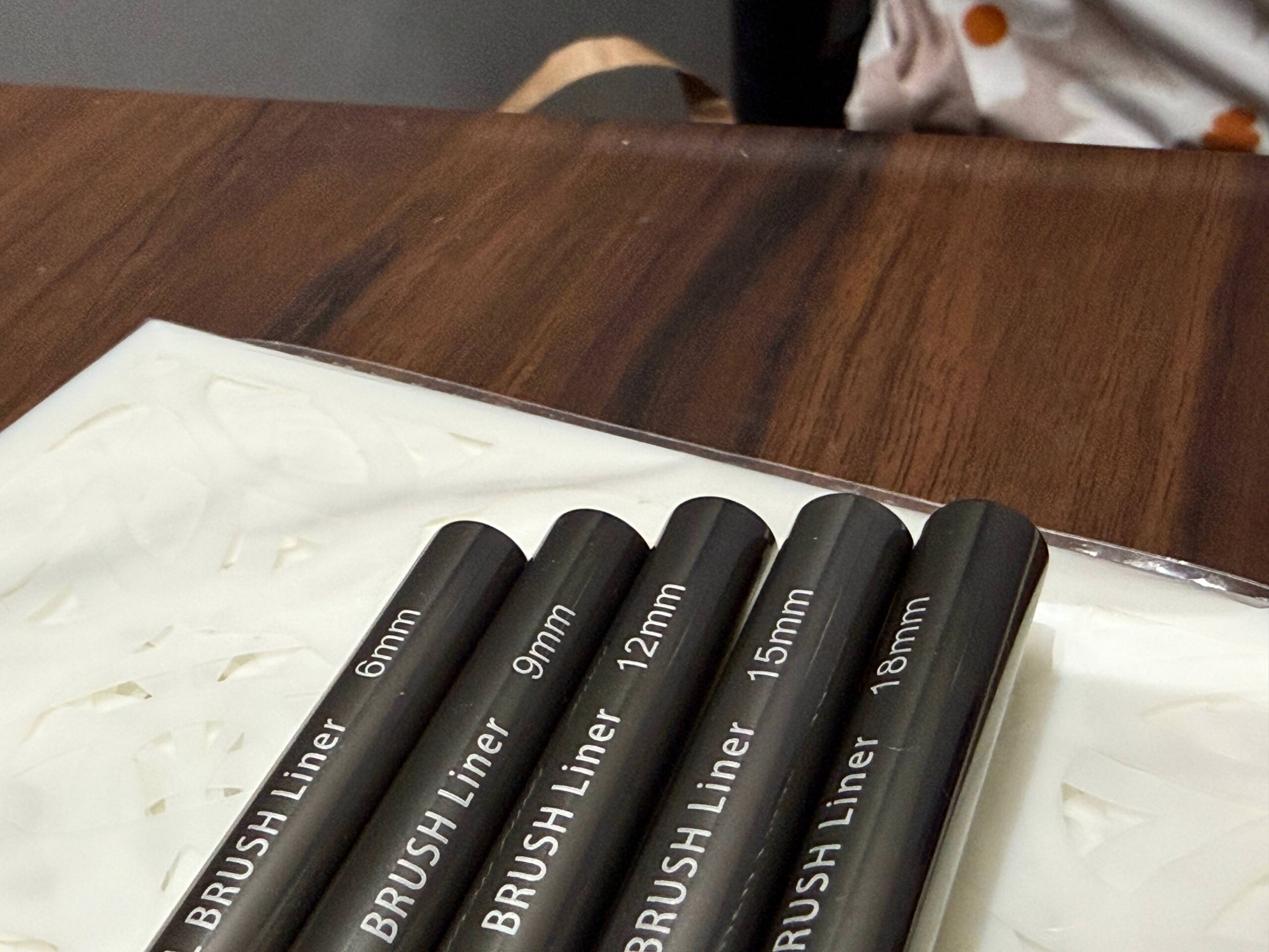 5 pcs black liner brushes - Image 2