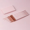 5 pcs - 4/8/12/20/25mm ,Liner Brushes Pink Stripe Detail Fine Liner Brushes