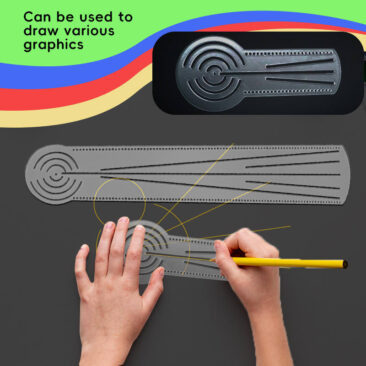 Mandala ruler tool